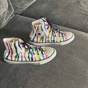 Converse Rainbow Stripe High-Tops
